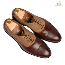 Two tone oxfords - Dark brown and camel suede