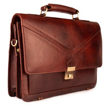 The Classic Briefcase in Burgundy