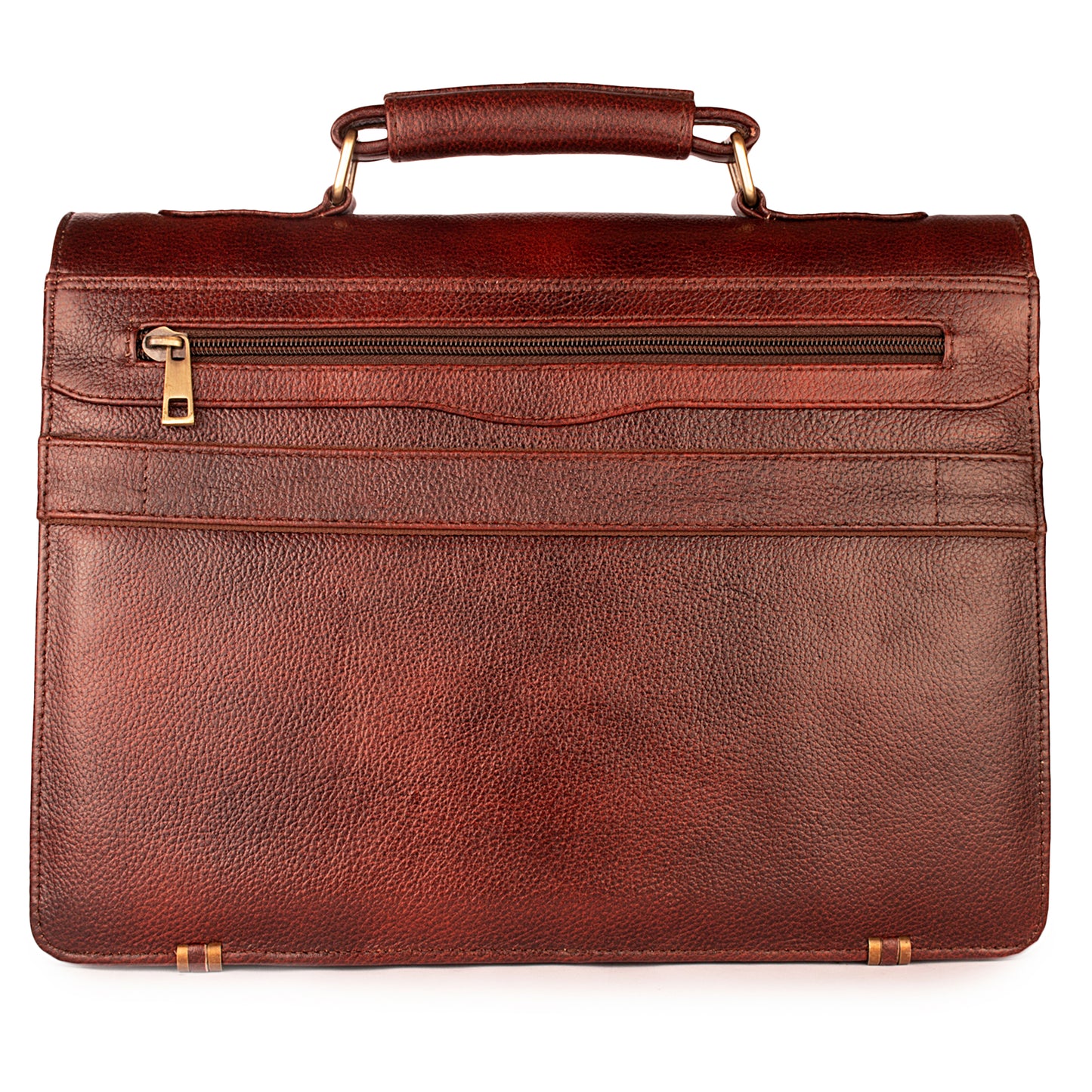 The Classic Briefcase in Burgundy