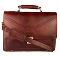 The Classic Briefcase in Burgundy