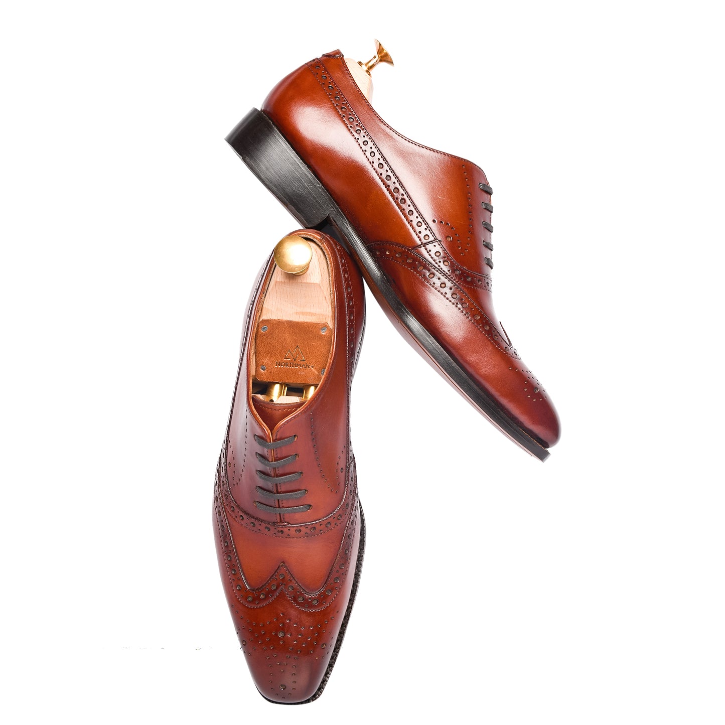 Nomi leather Oxford brogues by Northman+