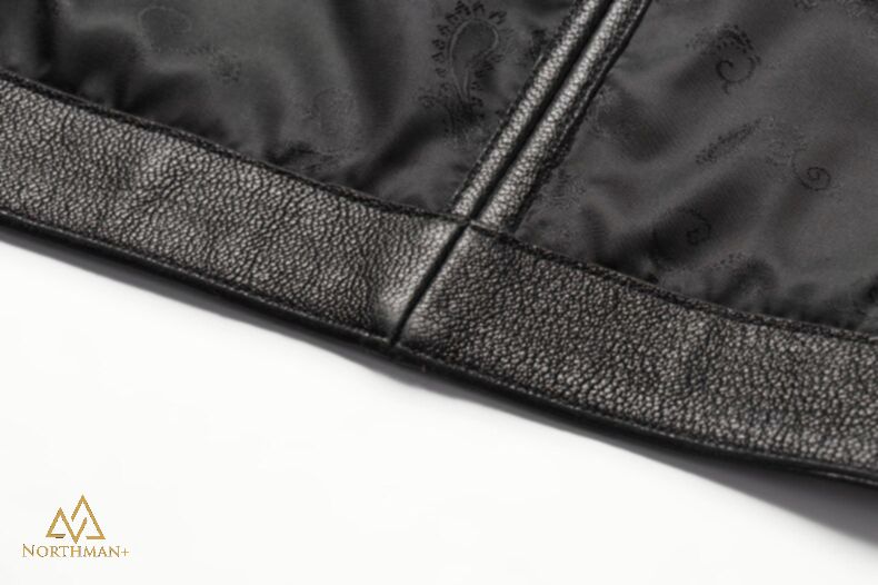 Manteau en cuir pour hommes