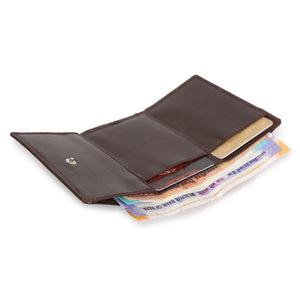 Card and Cash mini wallet in Brown : The YBR series