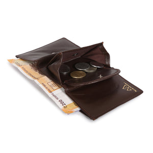 Card and Cash mini wallet in Brown : The YBR series