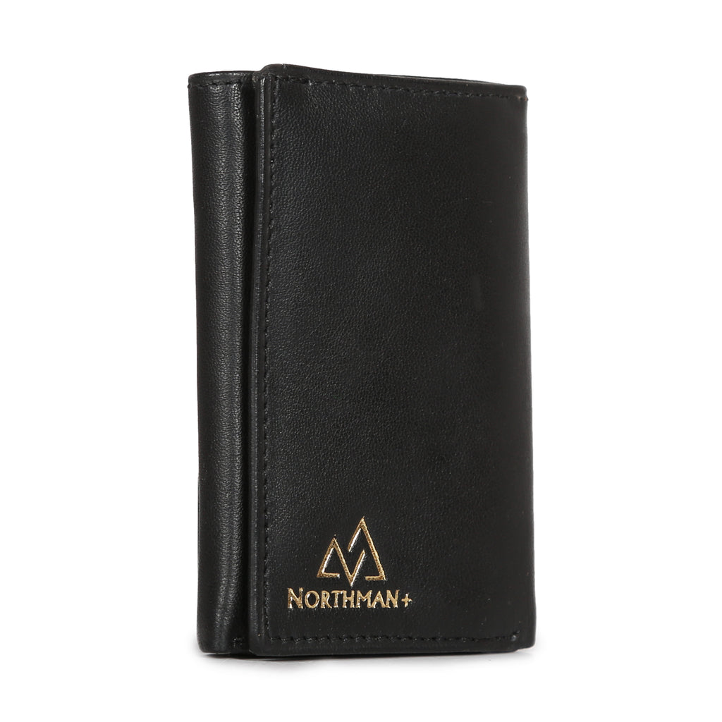 Card and Cash mini wallet in Black : The YBR series