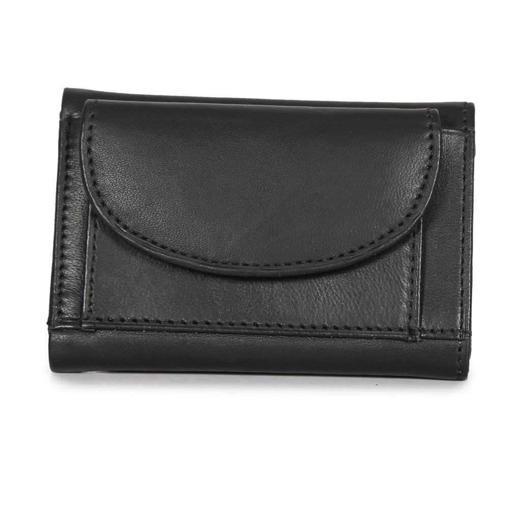 Card and Cash mini wallet in Black : The YBR series
