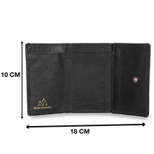 Card and Cash mini wallet in Black : The YBR series