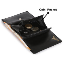 Card and Cash mini wallet in Black : The YBR series