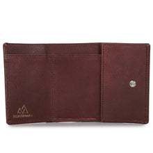 Card and Cash mini wallet in Burgundy : The YBR series