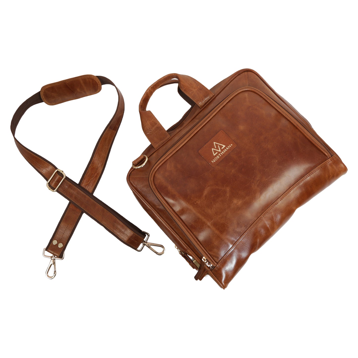 Leather Laptop Messenger Bag  : The CEO Bag