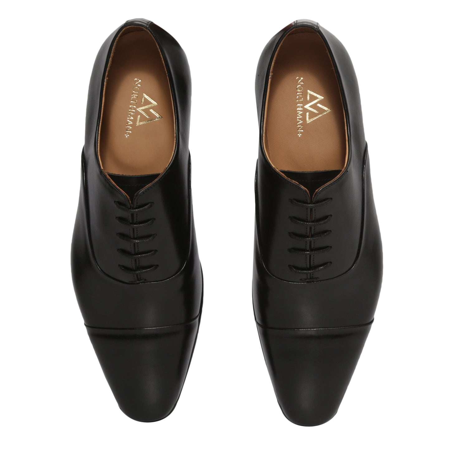 Black Captoe Oxford : Sleek Captoe