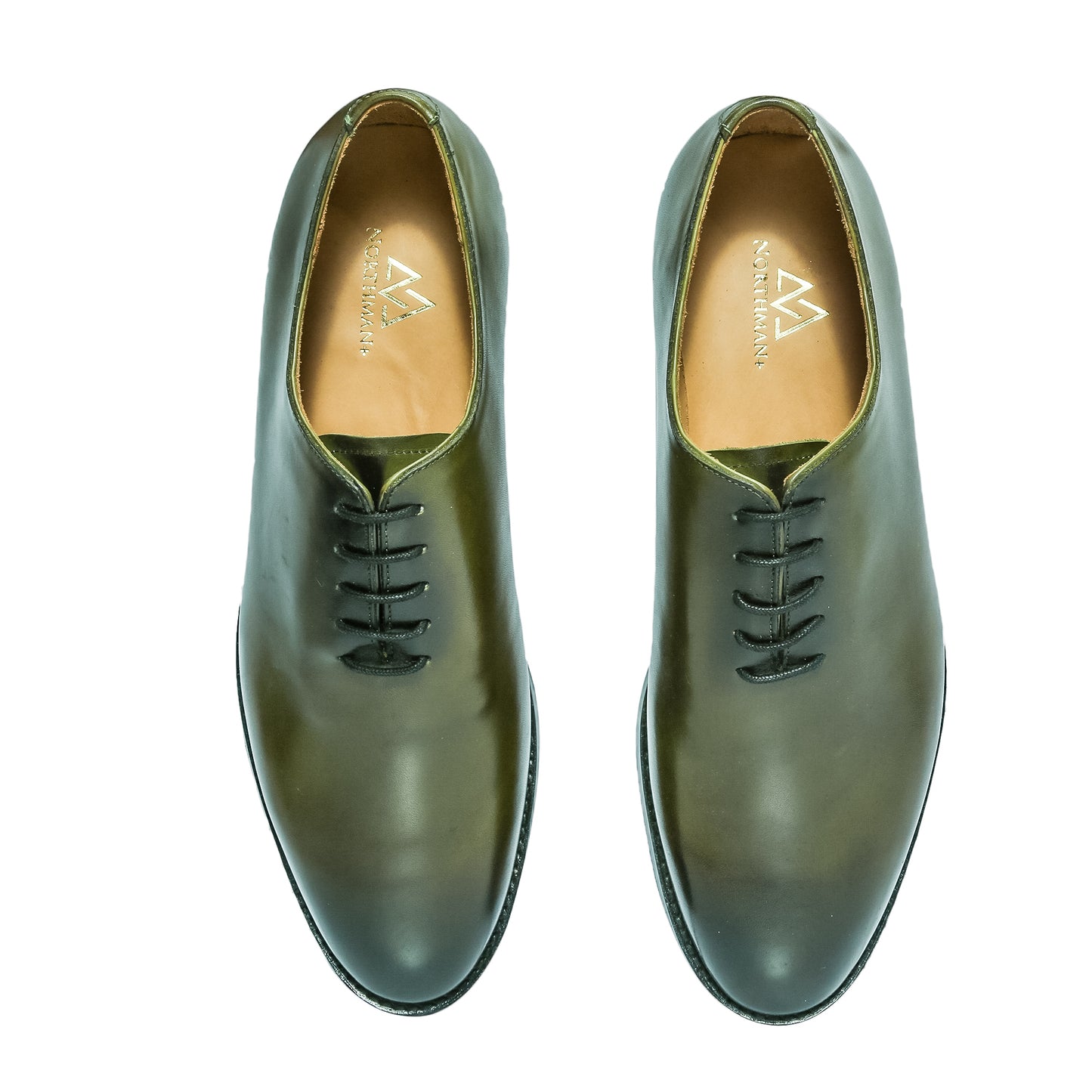 Wholecuts - Olive and black patina finish