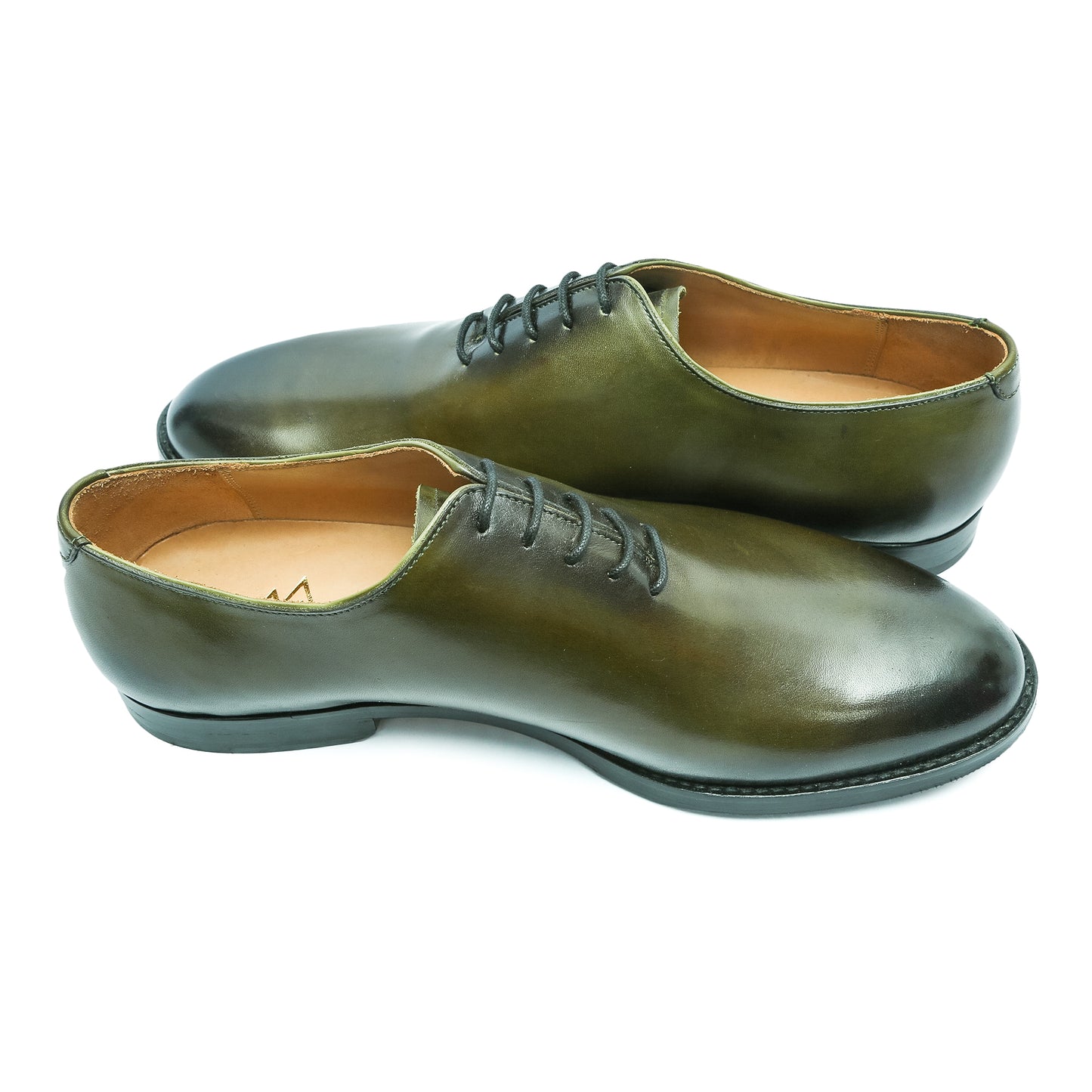 Wholecuts - Olive and black patina finish