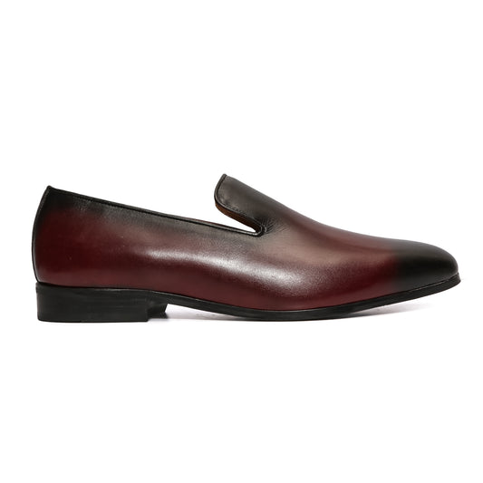 Burgundy Patina Slipons