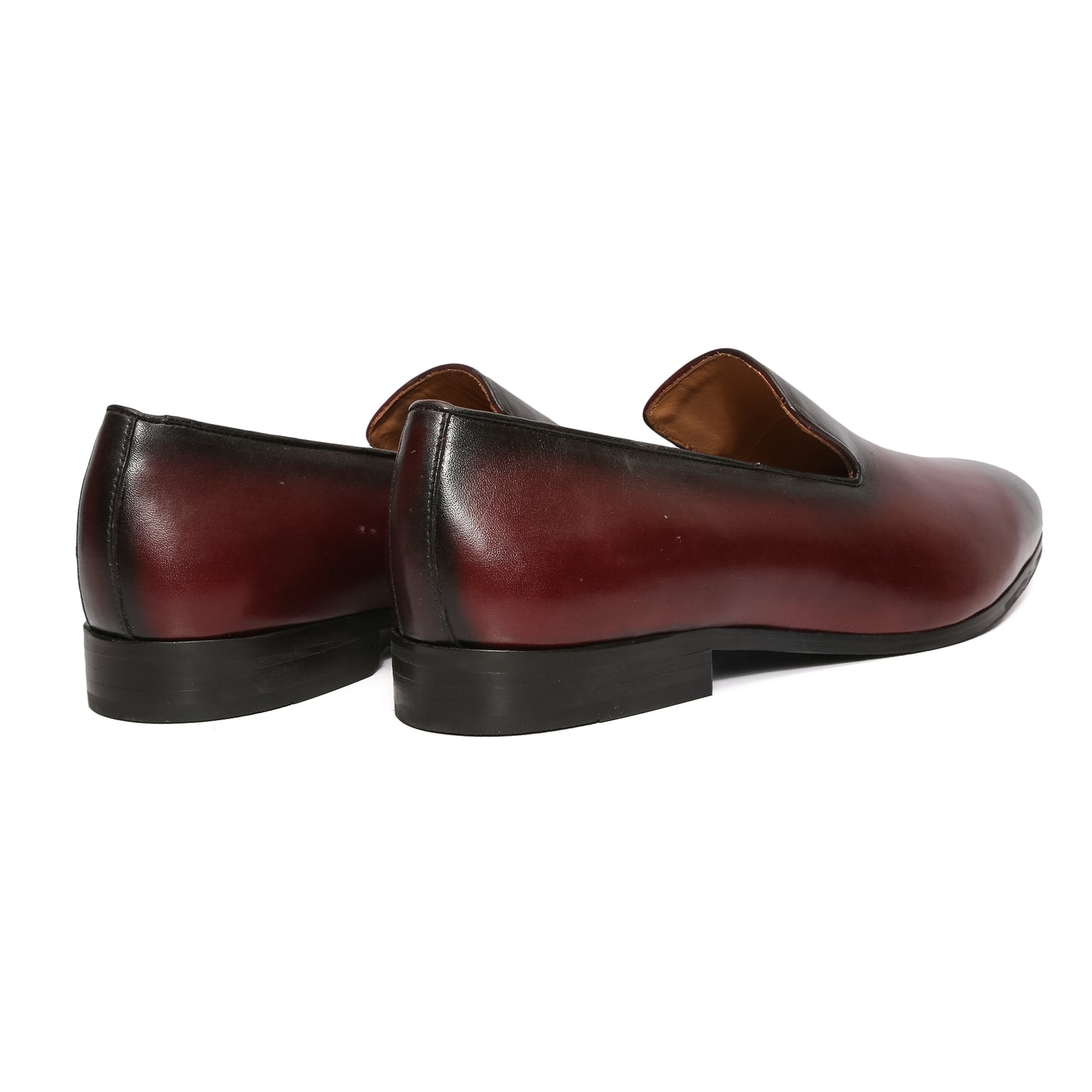 Burgundy Patina Slipons