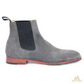 Chelsea boots en daim gris