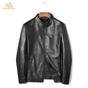 Rigel Men's Slim fit leather jacket by Northman+