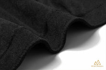 Black woolen coat for men
