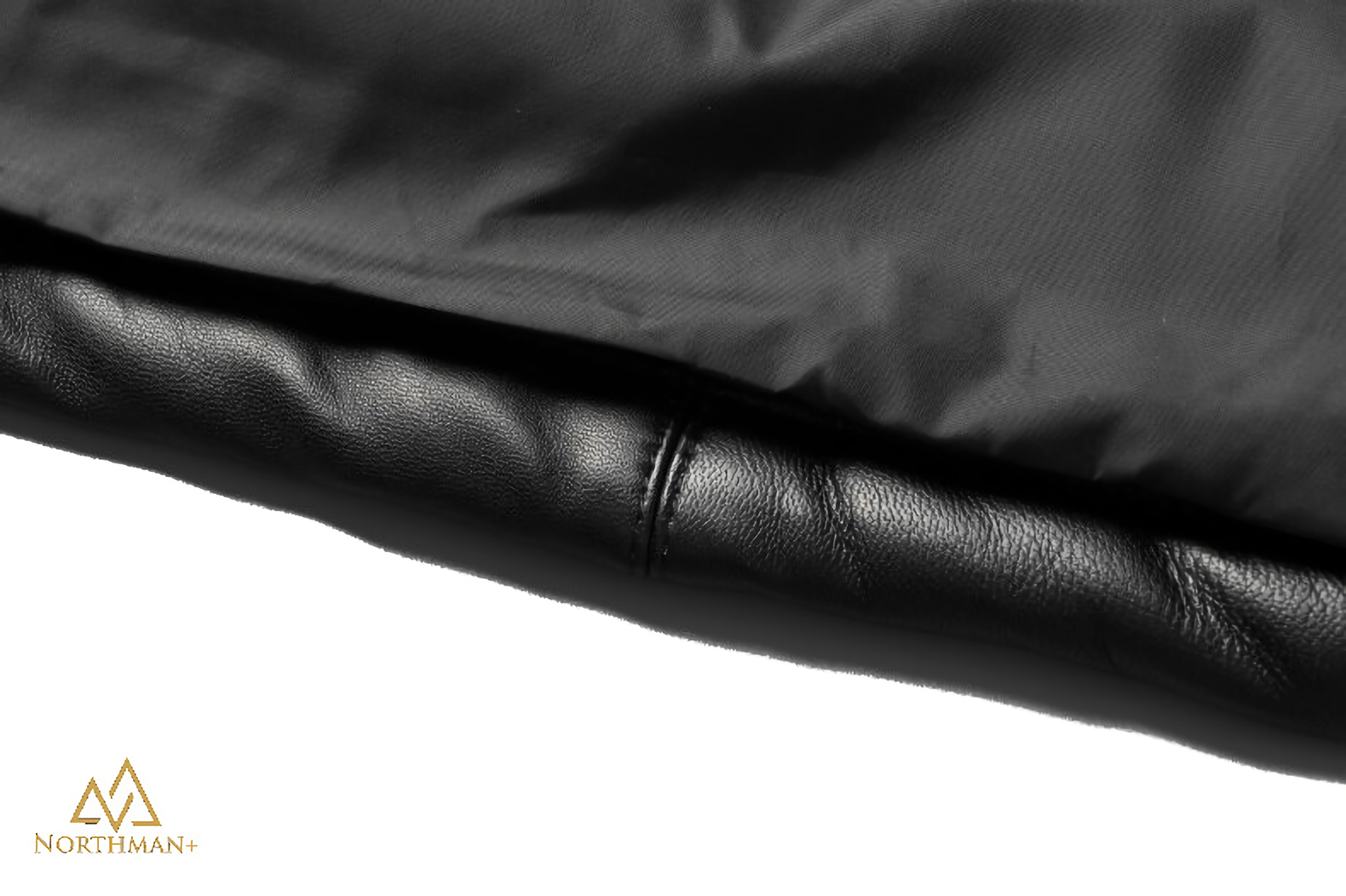 Doudoune longue en cuir pour homme V3