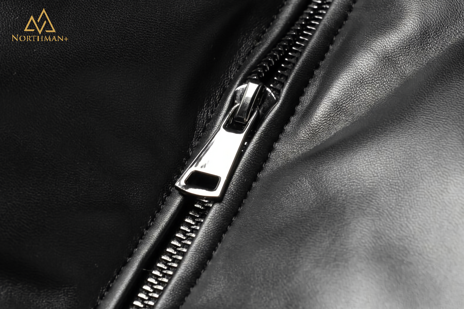 Doudoune longue en cuir pour homme V3