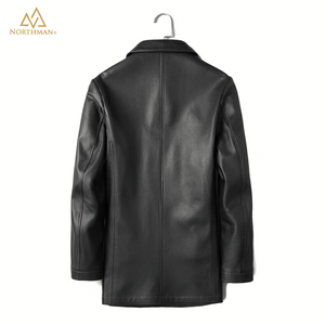 Leather Overcoat for men