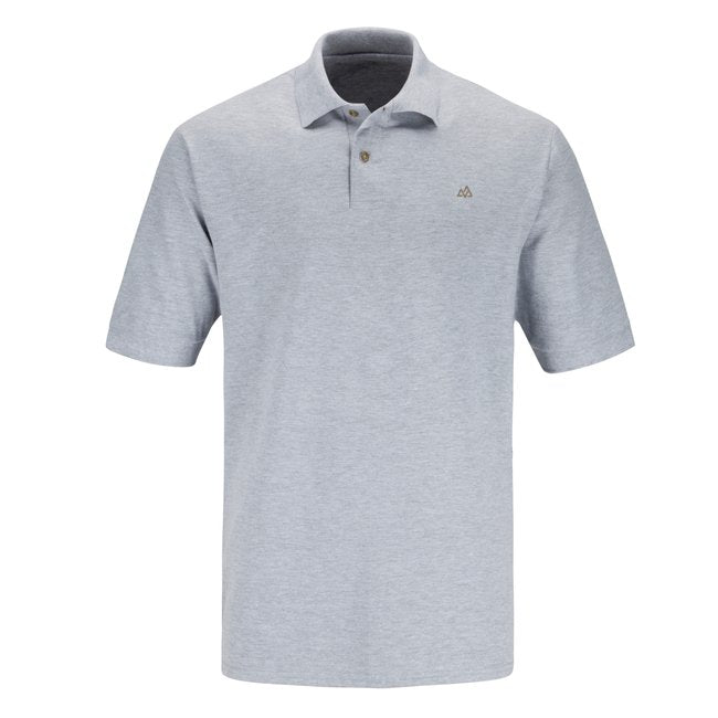 Polo homme gris chiné