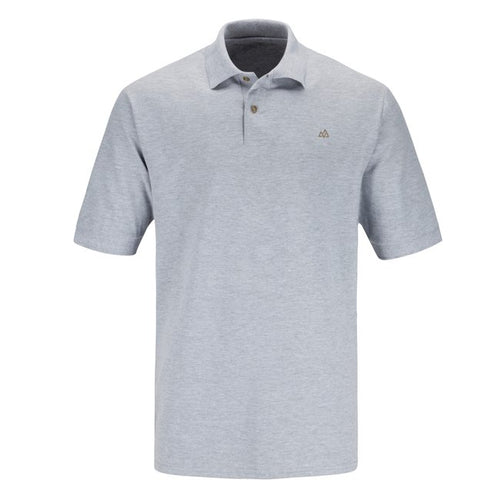 Men Polo Heather Grey