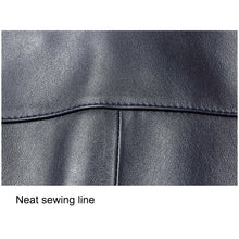 Classic leather jacket in Black for Men.