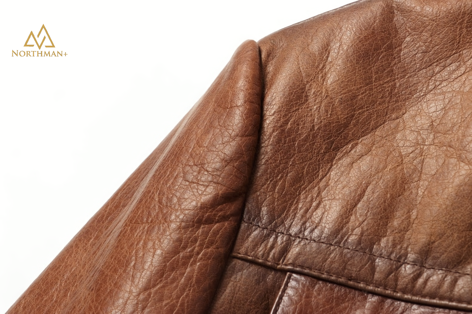 Veste en cuir Seargent Field marron