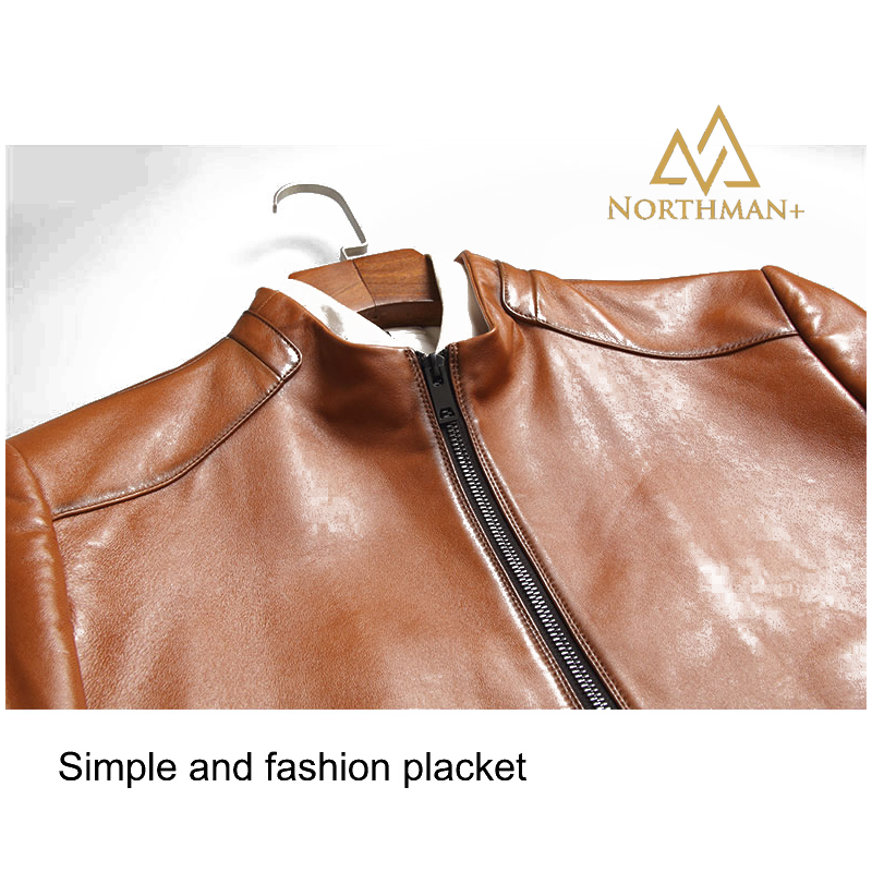 Tan leather jacket for men